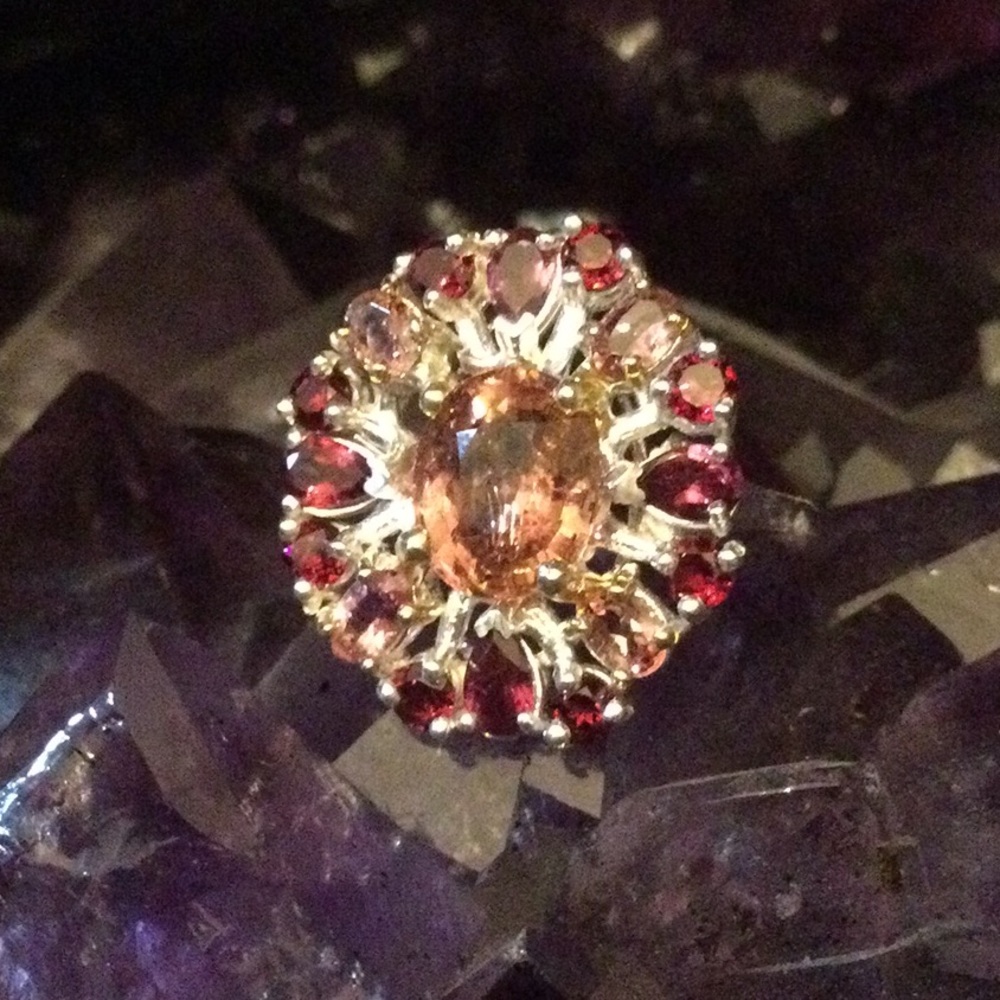 ⭐️RARE⭐️Genuine Pink Tourmaline Ring - Picture 6 of 12